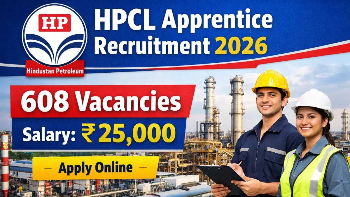 HPCL Graduate Apprentice Trainee 2026