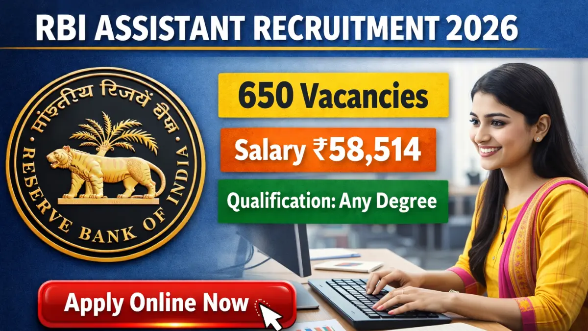 RBI Assistant Recruitment 2026