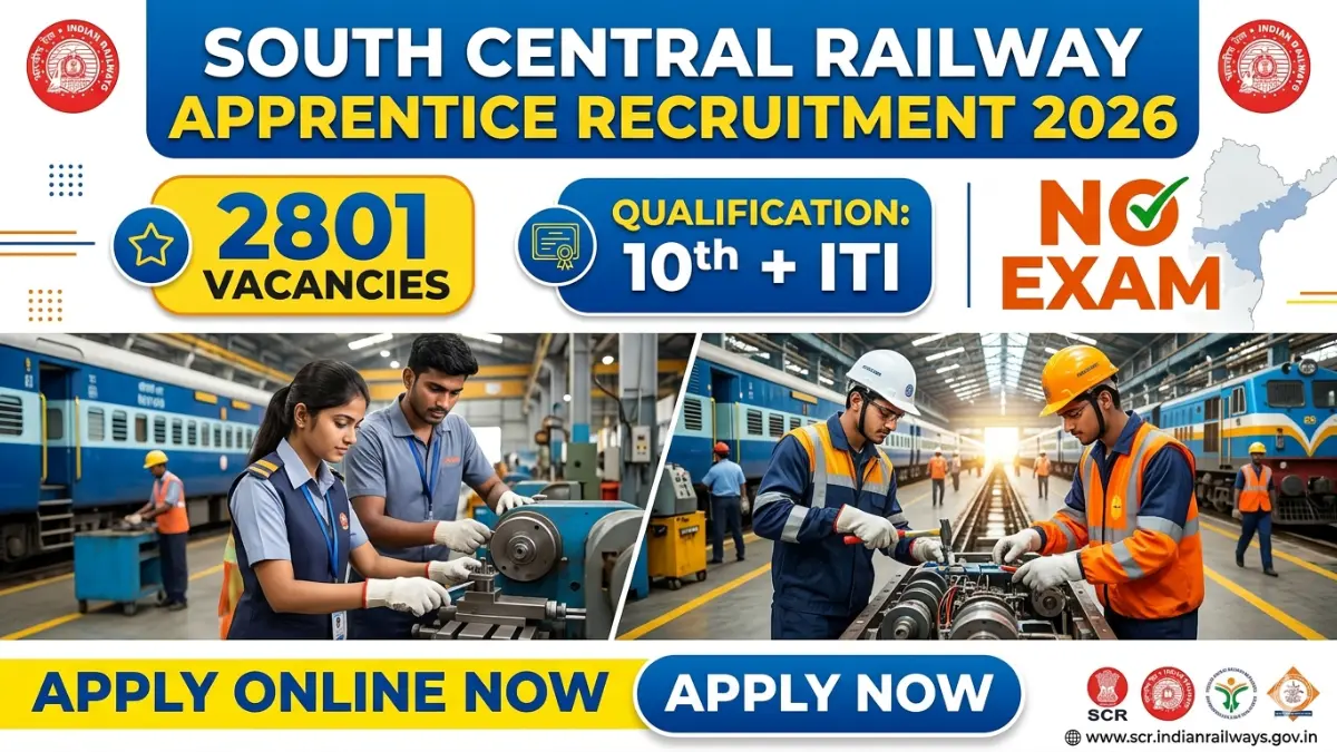 South Central Railway Apprentice Recruitment 2026