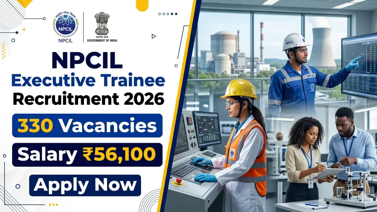 NPCIL Executive Trainee Recruitment 2026