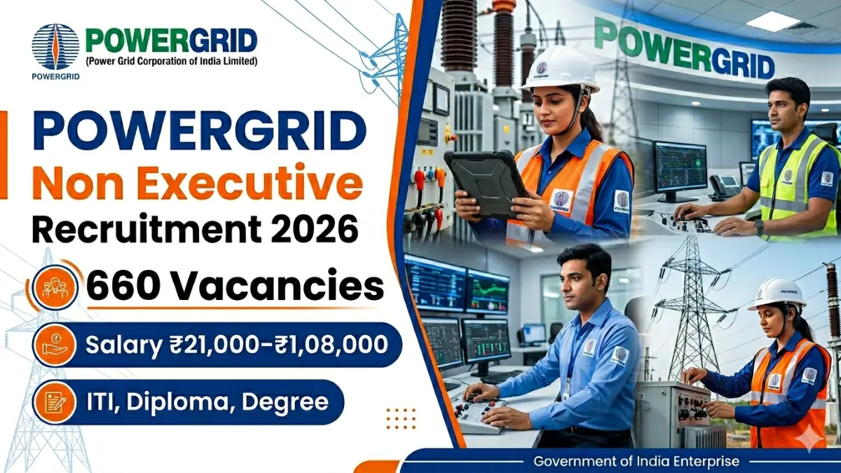 PGCIL POWERGRID Non Executive Recruitment 2026