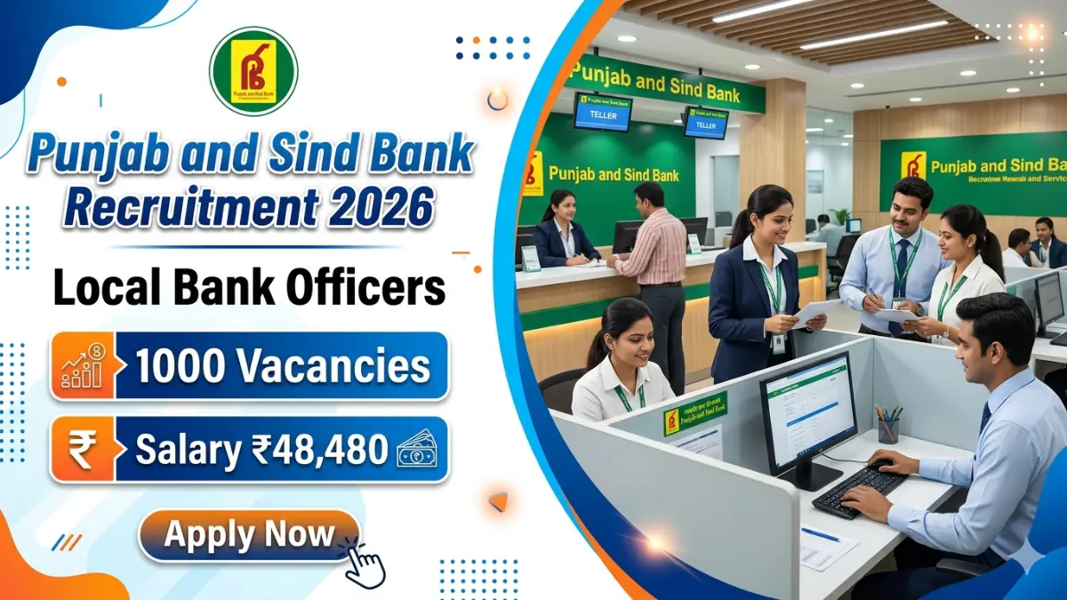 Punjab and Sind Bank LBO Recruitment 2026