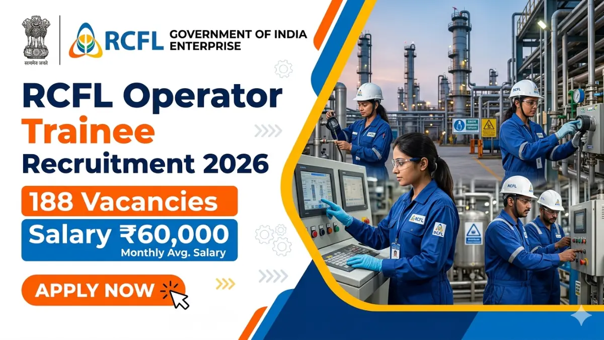 RCFL Operator Trainee Recruitment 2026