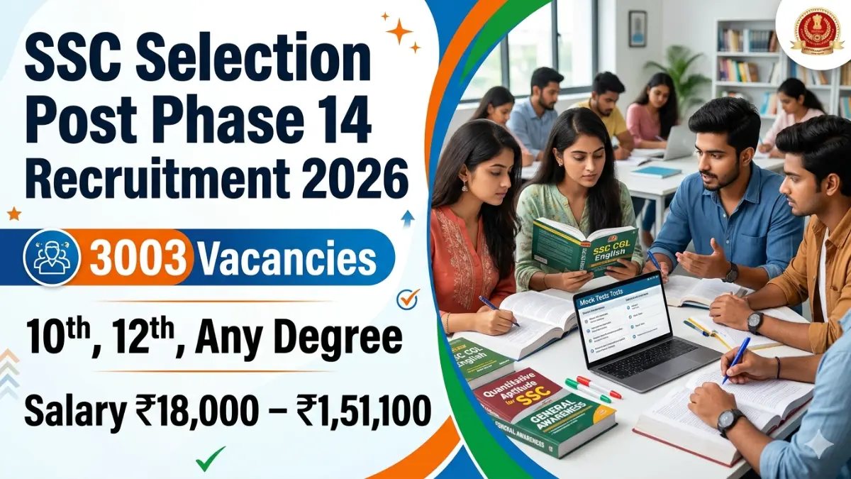 SSC Phase 14 Recruitment 2026